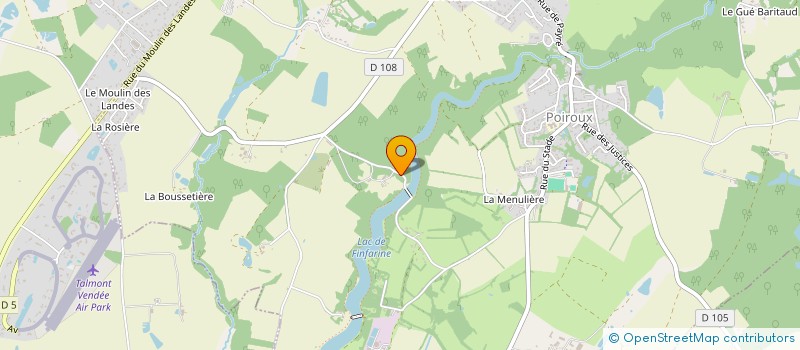 localisation de l'entreprise MADAME JACQUELINE MORISSON DE BASSETIERE  POIROUX