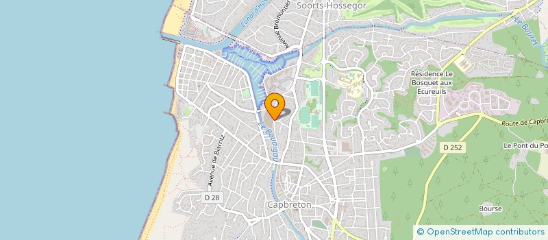 localisation de l'entreprise MADAME JACQUELINE MOUCHE-DUROUGE  CAPBRETON