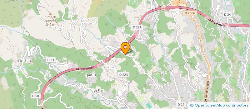 localisation de l'entreprise MADAME JACQUELINE MOULARI  SAINTE-AGNES