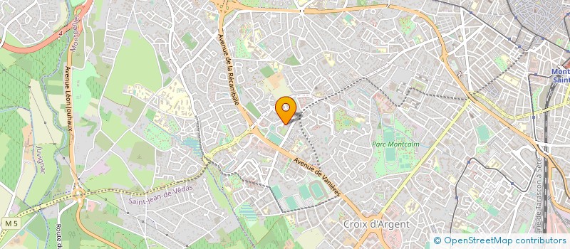 localisation de l'entreprise MADAME JACQUELINE MOUNGALLA à MONTPELLIER