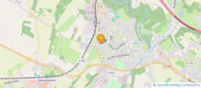 localisation de l'entreprise MADAME JACQUELINE MUSSATI  RIVES