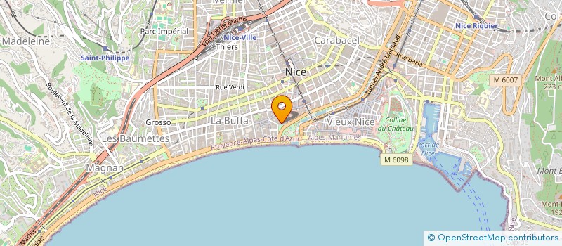 localisation de l'entreprise MADAME JACQUELINE MUTALE à NICE