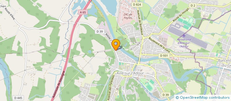 localisation de l'entreprise MADAME JACQUELINE NALIS  AIRE-SUR-L'ADOUR