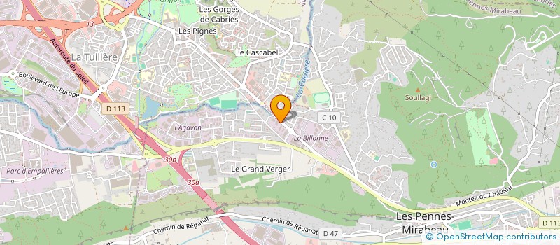 localisation de l'entreprise MADAME JACQUELINE NAPOLITANO à LES PENNES-MIRABEAU