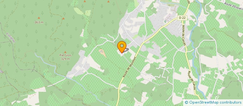 localisation de l'entreprise MADAME JACQUELINE NARDI  COTIGNAC