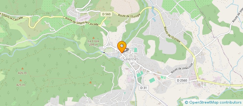 localisation de l'entreprise MADAME JACQUELINE NATIVEL  SALERNES