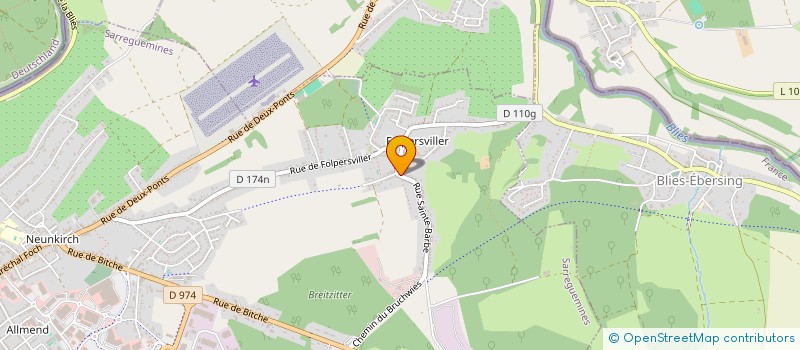 localisation de l'entreprise MADAME JACQUELINE NEU  SARREGUEMINES