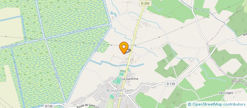 localisation de l'entreprise MADAME JACQUELINE NEVEU  BRAUD-ET-SAINT-LOUIS