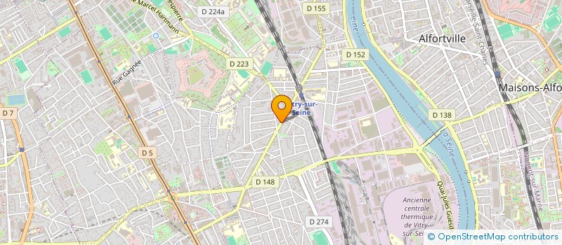 localisation de l'entreprise MADAME JACQUELINE NGASSA  VITRY-SUR-SEINE