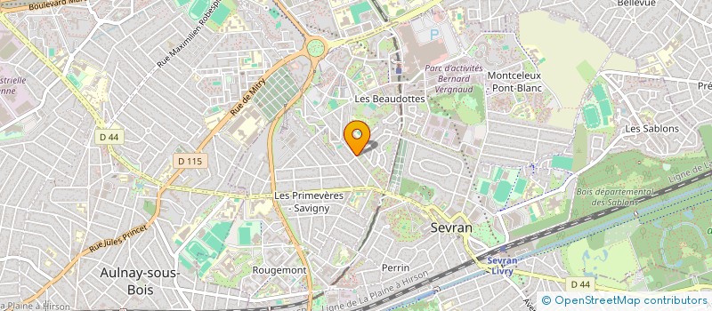 localisation de l'entreprise MADAME JACQUELINE NGO NGINDJEL NGINDJEL à SEVRAN
