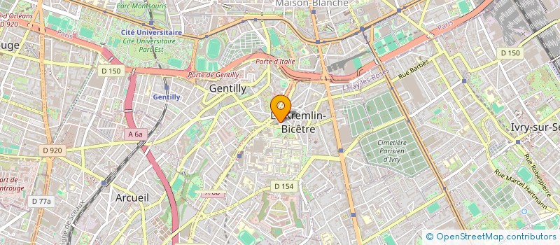 localisation de l'entreprise MADAME JACQUELINE NGUYEN  LE KREMLIN-BICETRE