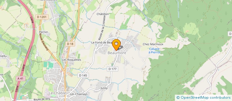 localisation de l'entreprise MADAME JACQUELINE NICOLLIN  BOSSEY