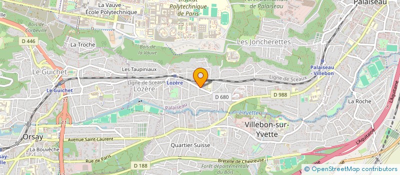 localisation de l'entreprise MADAME JACQUELINE NIGA  PALAISEAU