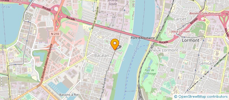 localisation de l'entreprise MADAME JACQUELINE NIGOUL à BORDEAUX