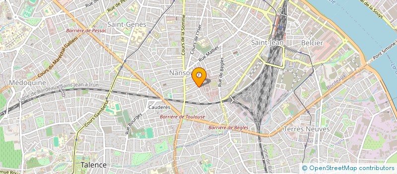 localisation de l'entreprise MADAME JACQUELINE NISSIM à BORDEAUX