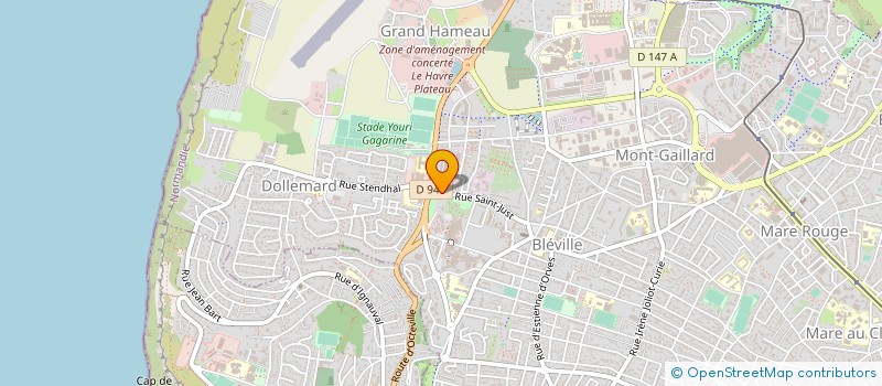 localisation de l'entreprise MADAME JACQUELINE NOEL  LE HAVRE
