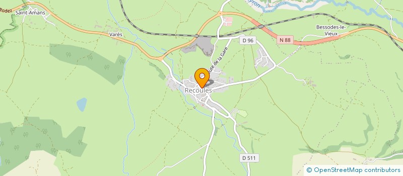 localisation de l'entreprise MADAME JACQUELINE NORO  SEVERAC D'AVEYRON