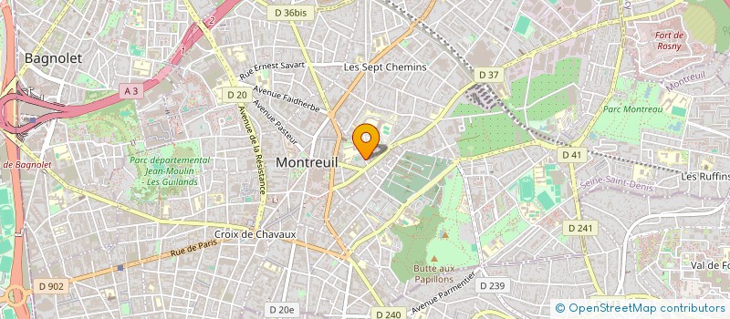 localisation de l'entreprise MADAME JACQUELINE NOVEL à MONTREUIL