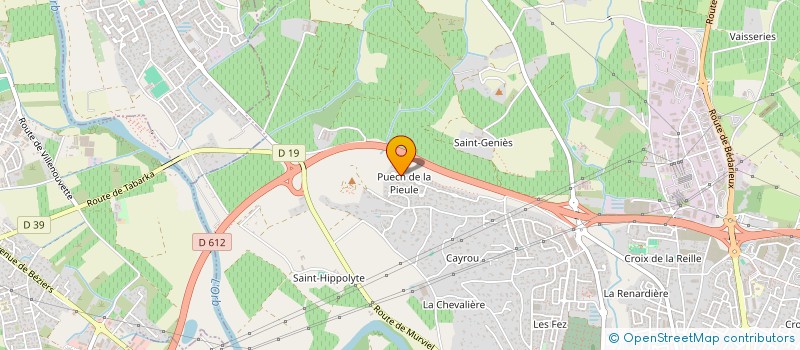 localisation de l'entreprise MADAME JACQUELINE OLIVETTE WETZEL à BEZIERS
