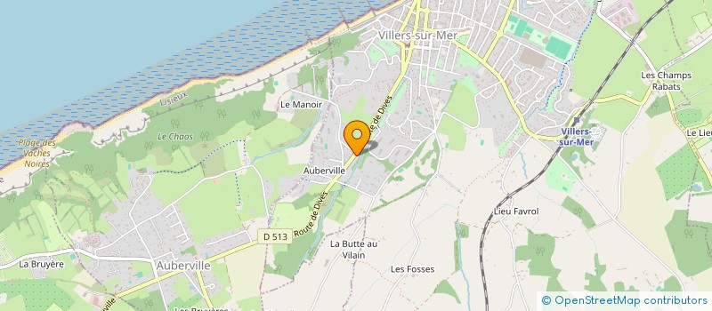 localisation de l'entreprise MADAME JACQUELINE ORDINES à VILLERS-SUR-MER