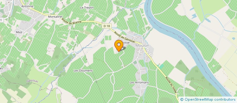 localisation de l'entreprise MADAME JACQUELINE OREILLE  MOULON