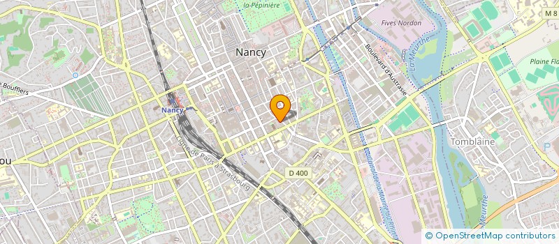 localisation de l'entreprise MADAME JACQUELINE ORLUC  NANCY