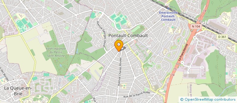 localisation de l'entreprise MADAME JACQUELINE ORSOT à PONTAULT-COMBAULT