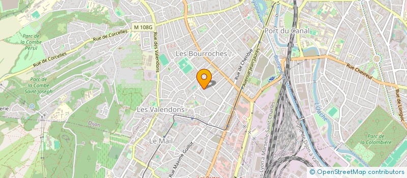 localisation de l'entreprise MADAME JACQUELINE ORTIZ à DIJON