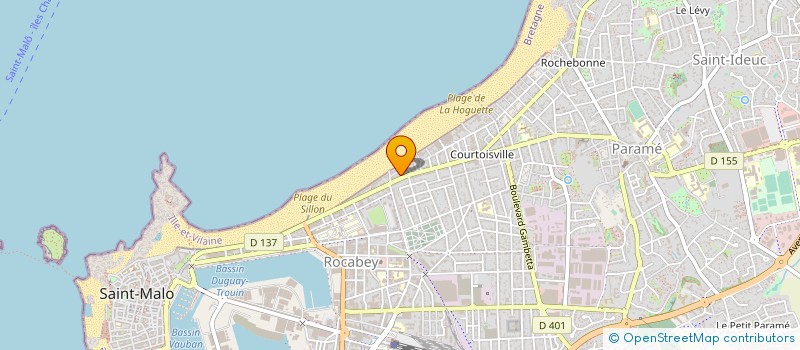 localisation de l'entreprise MADAME JACQUELINE ORY  SAINT-MALO