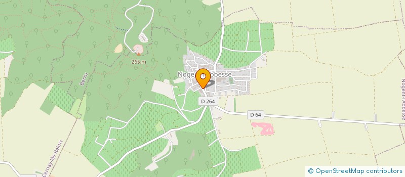 localisation de l'entreprise MADAME JACQUELINE OUDIN  NOGENT-L'ABBESSE