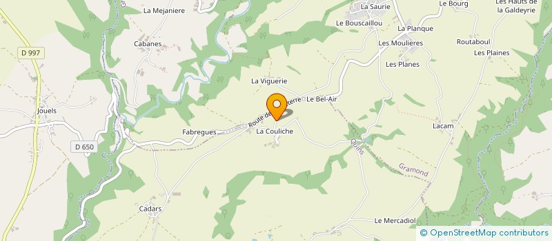 localisation de l'entreprise MADAME JACQUELINE PAILLOUS à CABANES