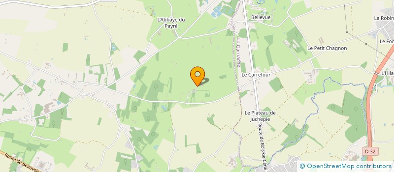 localisation de l'entreprise MADAME JACQUELINE PAJOT  SALLERTAINE