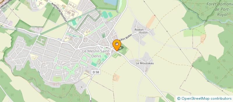 localisation de l'entreprise MADAME JACQUELINE PARMELAND SERMET à LE MESNIL-SAINT-DENIS