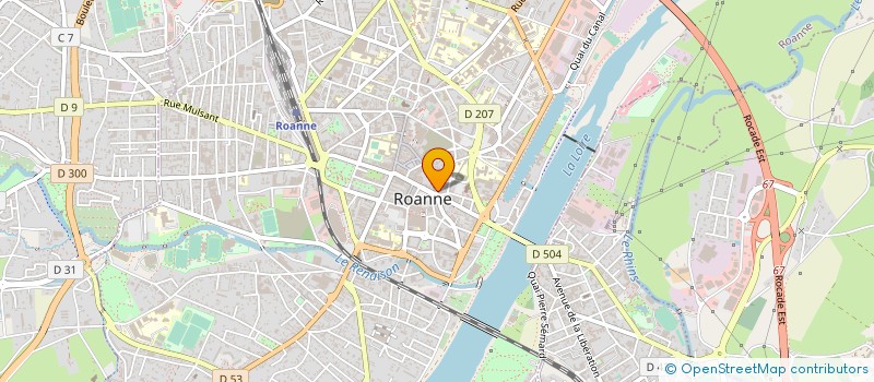 localisation de l'entreprise MADAME JACQUELINE PATIN  ROANNE