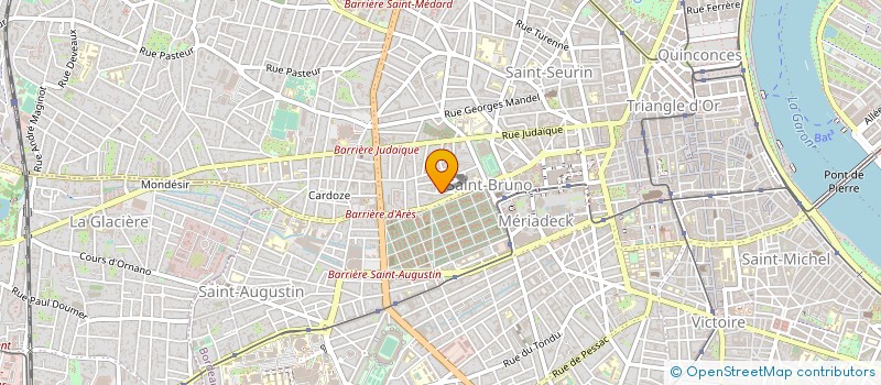 localisation de l'entreprise MADAME JACQUELINE PEDLEY à BORDEAUX