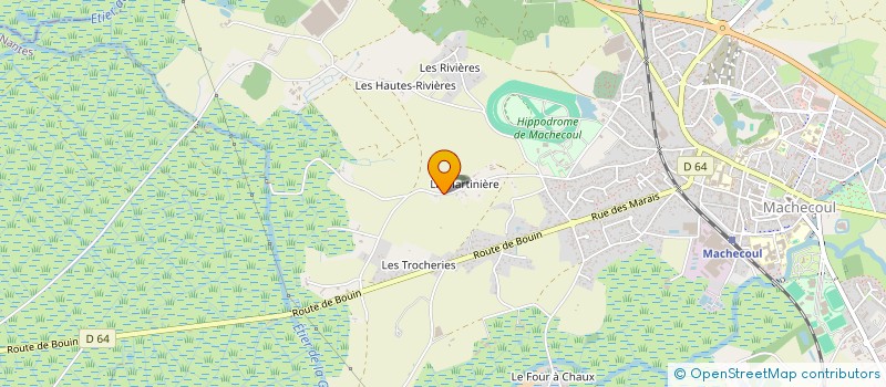 localisation de l'entreprise MADAME JACQUELINE PENNETIER  PAULX