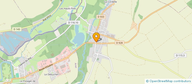 localisation de l'entreprise MADAME JACQUELINE PESLIN à OULINS