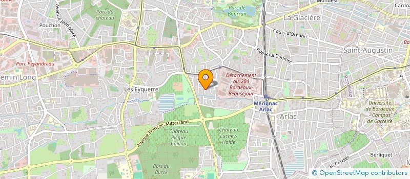 localisation de l'entreprise MADAME JACQUELINE PETIT  MERIGNAC