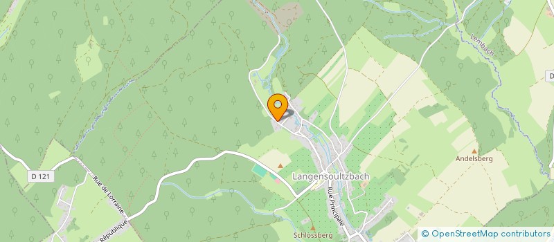 localisation de l'entreprise MADAME JACQUELINE PFALZGRAF  LANGENSOULTZBACH