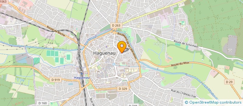 localisation de l'entreprise MADAME JACQUELINE PFRIMMER  HAGUENAU