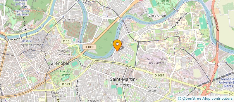 localisation de l'entreprise MADAME JACQUELINE PHILIBERT  SAINT-MARTIN-D'HERES