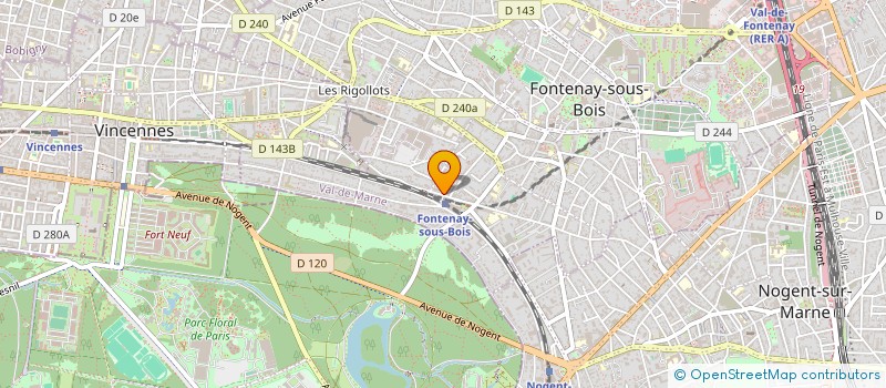 localisation de l'entreprise MADAME JACQUELINE PIAT à FONTENAY-SOUS-BOIS