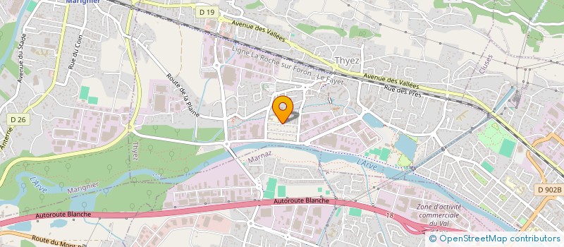 localisation de l'entreprise MADAME JACQUELINE PICHOT  THYEZ