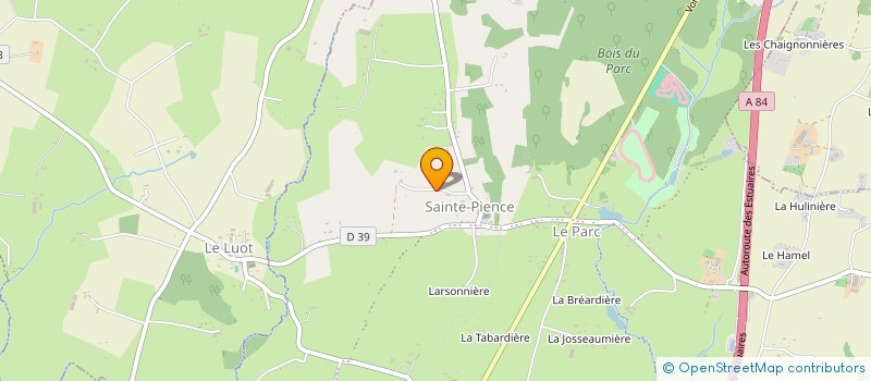 localisation de l'entreprise MADAME JACQUELINE PIERRE  LE PARC