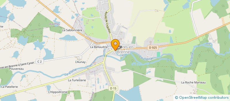 localisation de l'entreprise MADAME JACQUELINE PINEAU à MEZIERES-EN-BRENNE