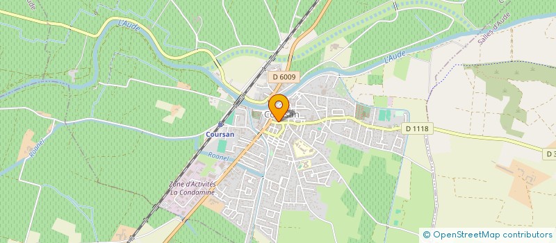 localisation de l'entreprise MADAME JACQUELINE PIQUEMAL  COURSAN