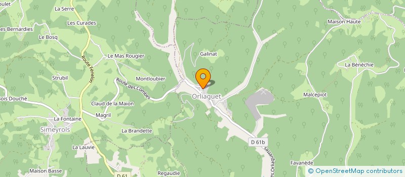 localisation de l'entreprise MADAME JACQUELINE PLANCASSAGNE  PRATS-DE-CARLUX