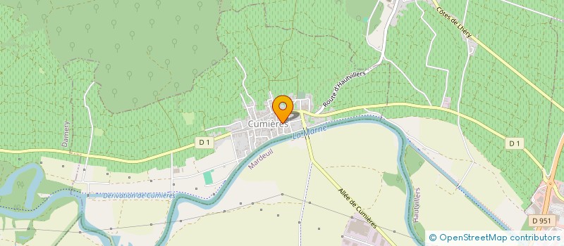 localisation de l'entreprise MADAME JACQUELINE PLUVINET  CUMIERES