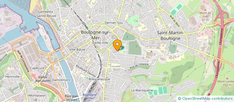 localisation de l'entreprise MADAME JACQUELINE POILLY  BOULOGNE-SUR-MER