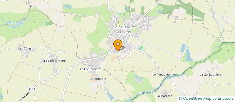 localisation de l'entreprise MADAME JACQUELINE POINSENET à SAINT-HILAIRE-LA-FORET